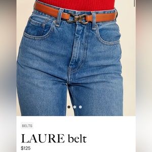 Rouje Laure belt - M/L (Nappa Caramel)